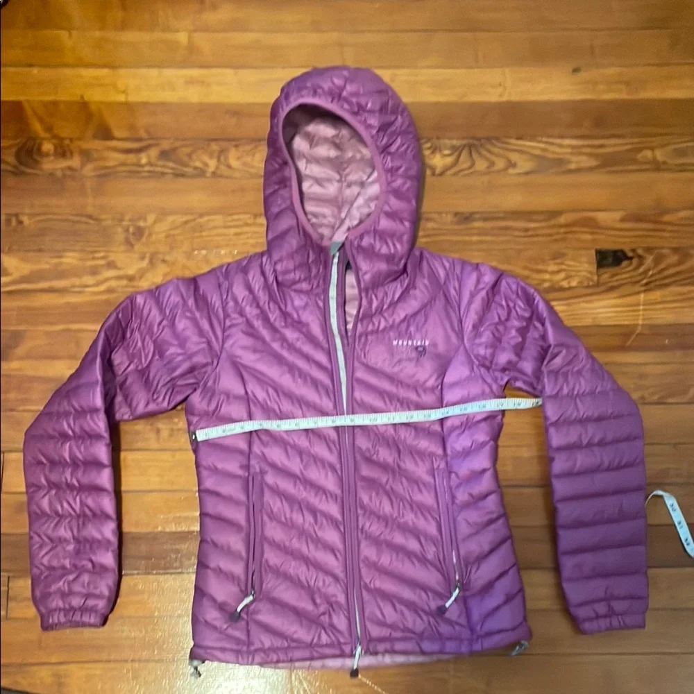 Mountain Hardwear women’s XS Purple Puffer Jacket with Hood - Picture 1 of 8